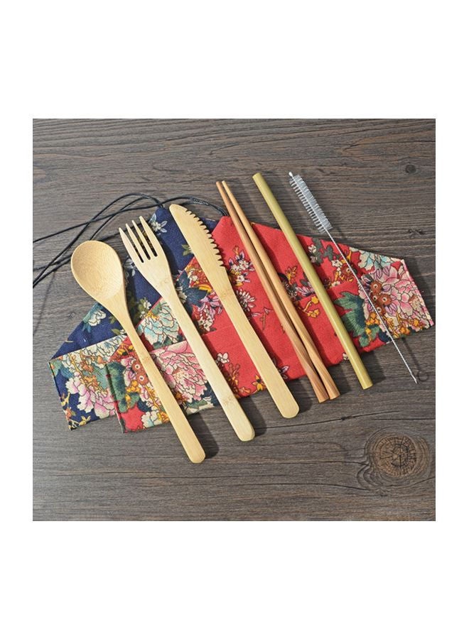 6-Piece Folding Triangle Scarf Flatware Set - Image 3
