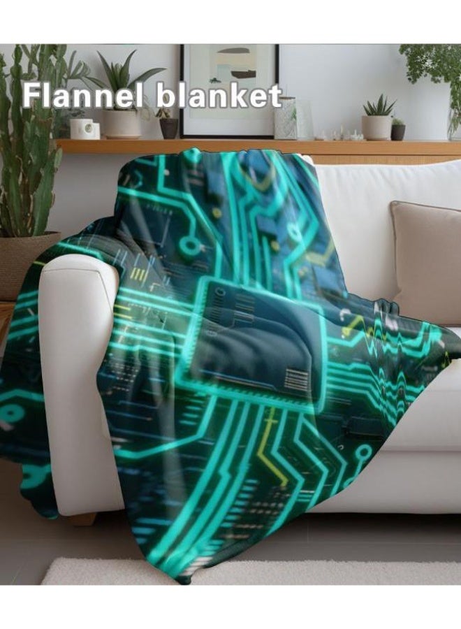 عام بطانية رقيقة من الفانيلا الكرتونية للأطفال والرضع (دافئة ومريحة، ومناسبة للنوم والألعاب) 70 سم * 100 سم - Image 1