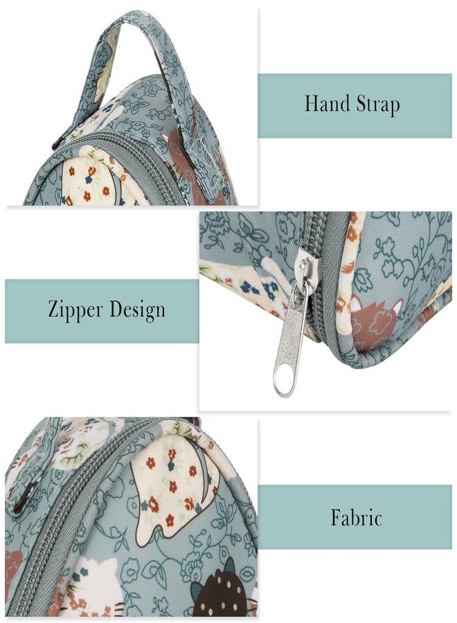 لينكيديا حقائب سندويشات صغيرة قابلة لإعادة الاستخدام من Linkidea، حقيبة تخزين وجبات خفيفة معزولة للسندويشات، صندوق غداء خفيف الوزن مقاوم للتسرب للاستخدام الخارجي للنساء (أزرق) - Image 3