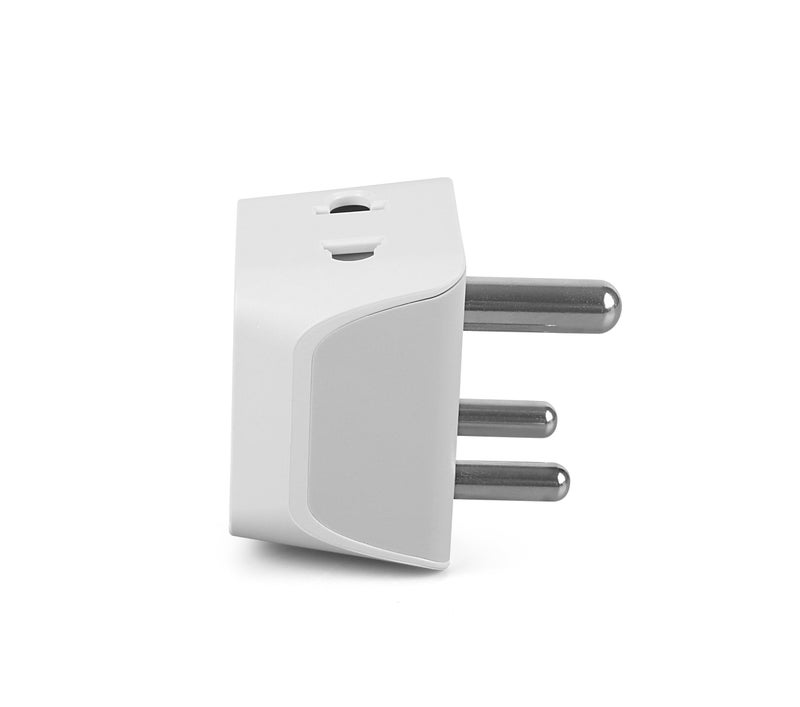 Ceptics 2 in 1 Plug Extension Socket, Type D Multiple Plug Socket, 3 Pin Multi Plug Socket - Dual Inputs for Computer, PC, Laptop, Phone - CE, RoHS, 3 Pack - Lifetime Limited Warranty - Image 4