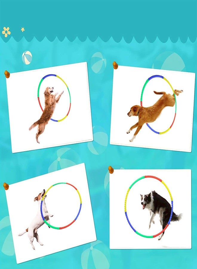 CkTech Hula Hoop Zig Zag for Adult Kids Quality Exercise Fitness Ring,8 Interlockable Pieces Multi Colour Big hola Hoop - Image 4