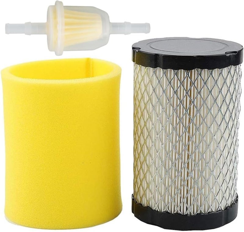 Powtol 590825 594201 796031 Air Filter for 797704 Pre Filter for BS John Deere D100 D110 D125 D130 Husqvarna YTA24V48 YTH18542 YTH24V48 YTH24V54 YTH22V46 Replace MIU14395 MIU13038 - Image 1