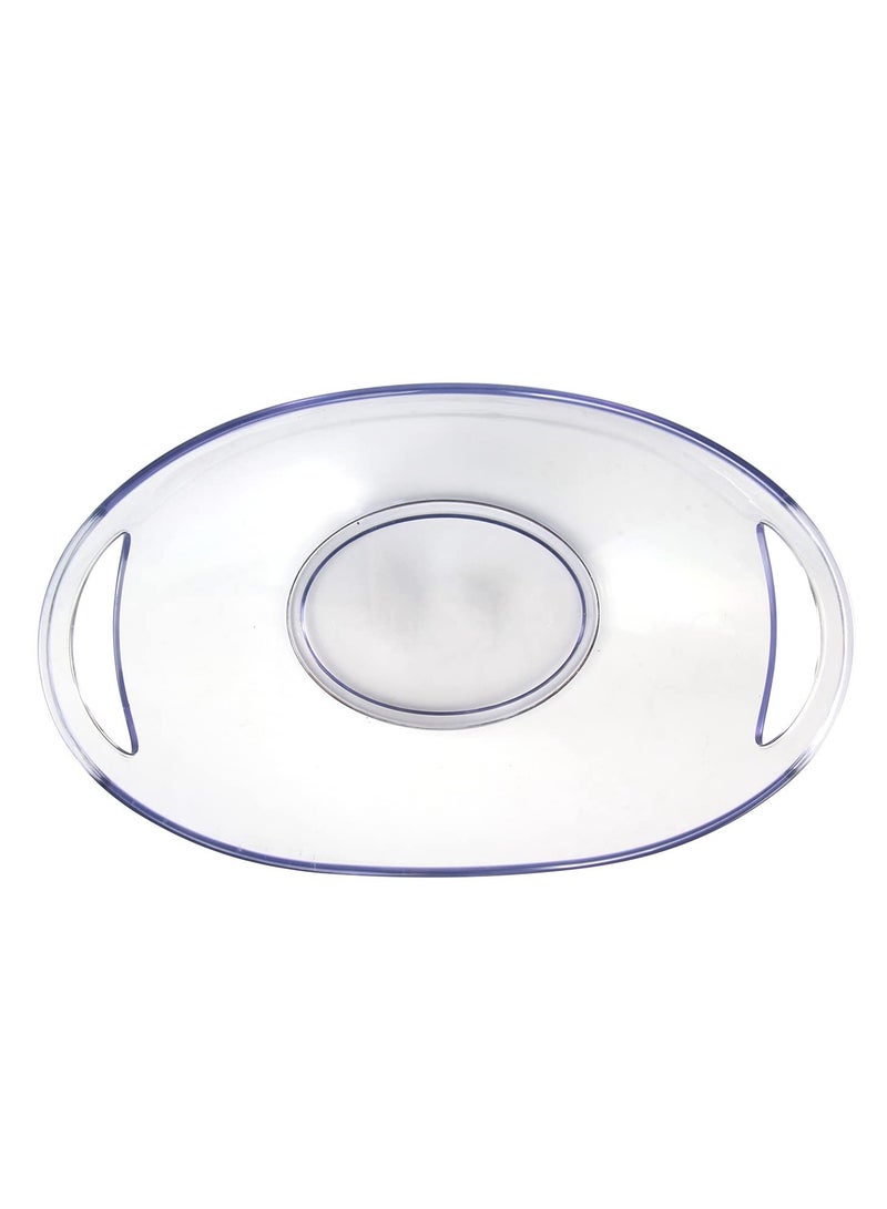 دلو ثلج لدلو النبيذ، دلو بلاستيكي شفاف سعة 4 لترات للمشروبات والحفلات، من مادة غذائية، مثالي لزجاجات النبيذ أو الشمبانيا أو البيرة - Image 5