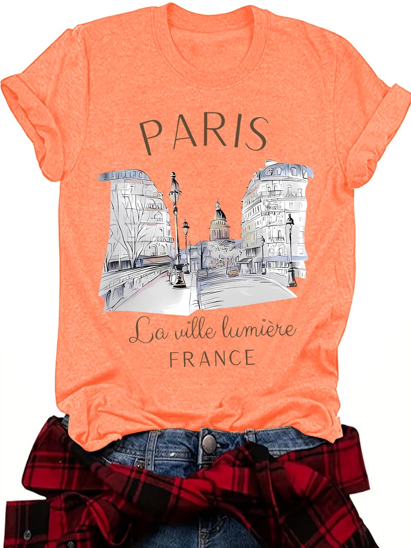 Summer Women'S Pattern Round Neck Short Sleeve Casual Fashion Explosion T-Shirt - Image 5