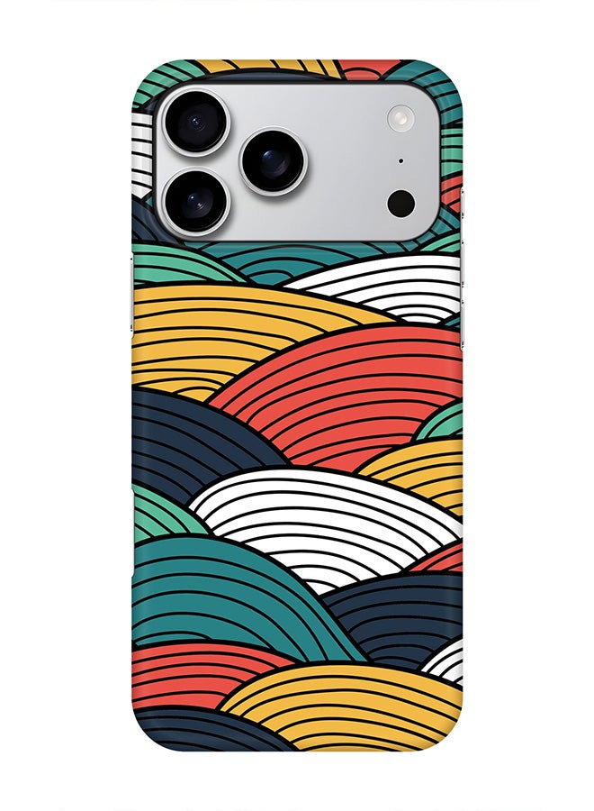 Stylizedd For iPhone 17 Pro Max,Case, [Compatible with MagSafe] Magnetic cover Slim fit Protection Matte, - Woven Colors