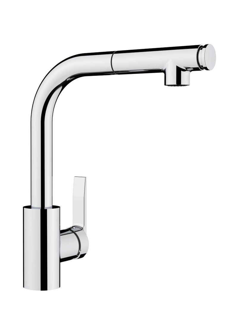 TEKA High Spout Pull-Out Kitchen Tap with Swivel Spout, Anti-Scale Aerator, and 2-Function Spray IN 938 PLUS - Image 2