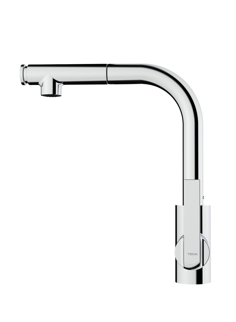 TEKA High Spout Pull-Out Kitchen Tap with Swivel Spout, Anti-Scale Aerator, and 2-Function Spray IN 938 PLUS - Image 4