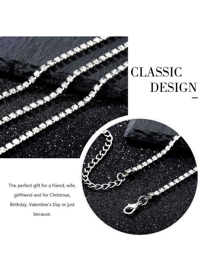 Reetan Silver Sparkle Rhinestone Belly Chain Layered Wasit Chain Jewelry Rave Nightclub Body Accessories for Women - Image 4