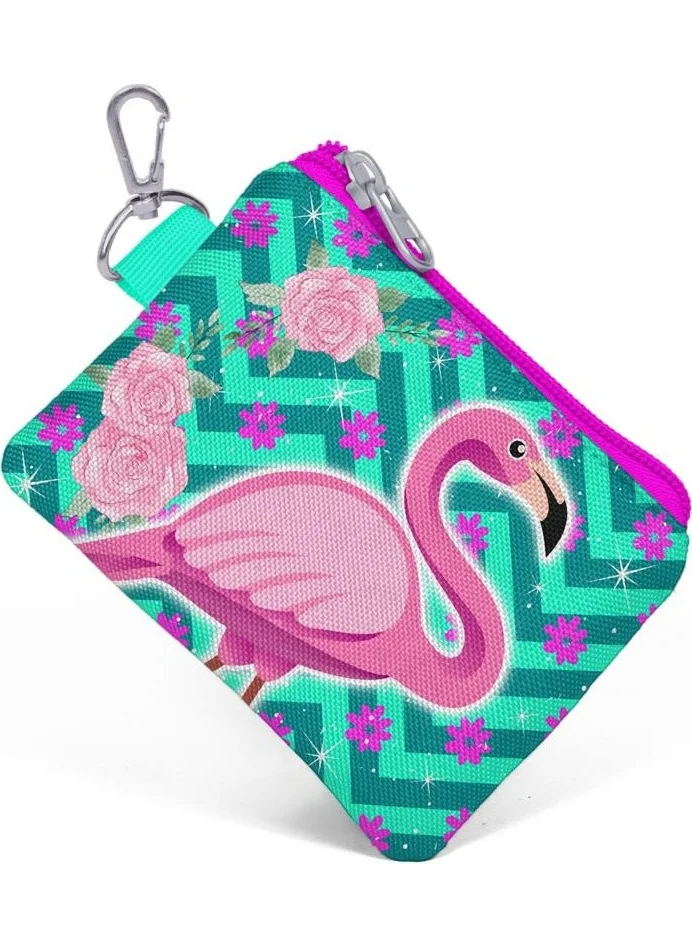 كورال هاي Kids Aqua Green Flamingo Coin Purse 21757