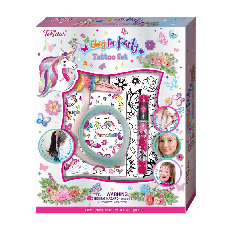 Tokidas Bling For Party Tattoo Set - Image 1