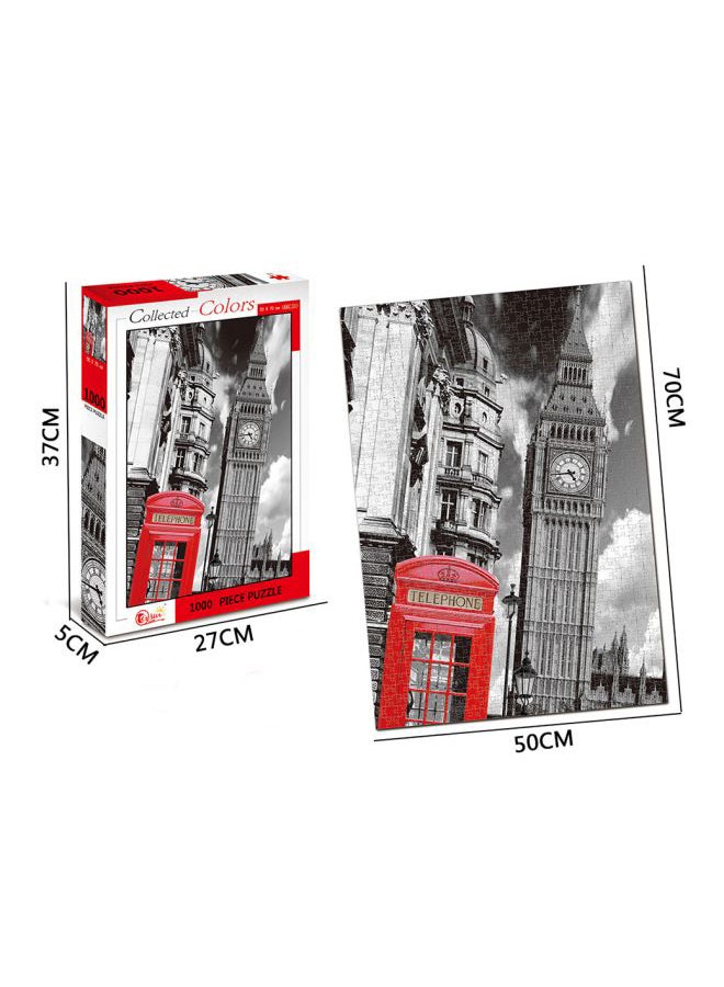 طقم أحجية تركيب الصور المقطعة بتصميم ألوان مجمعة مكونة من 1000 قطعة طراز 88116 70x50سم - Image 2