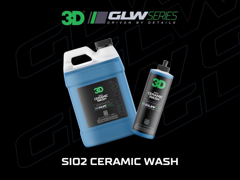 3D SiO2 Ceramic Wash and Wax Soap, GLW Series | Hyper-Glide Hydrophobic Formula | Ultimate Dirt & Contaminant Eliminator | Protects Paint | DIY Car Detailing | 64 oz - Image 2