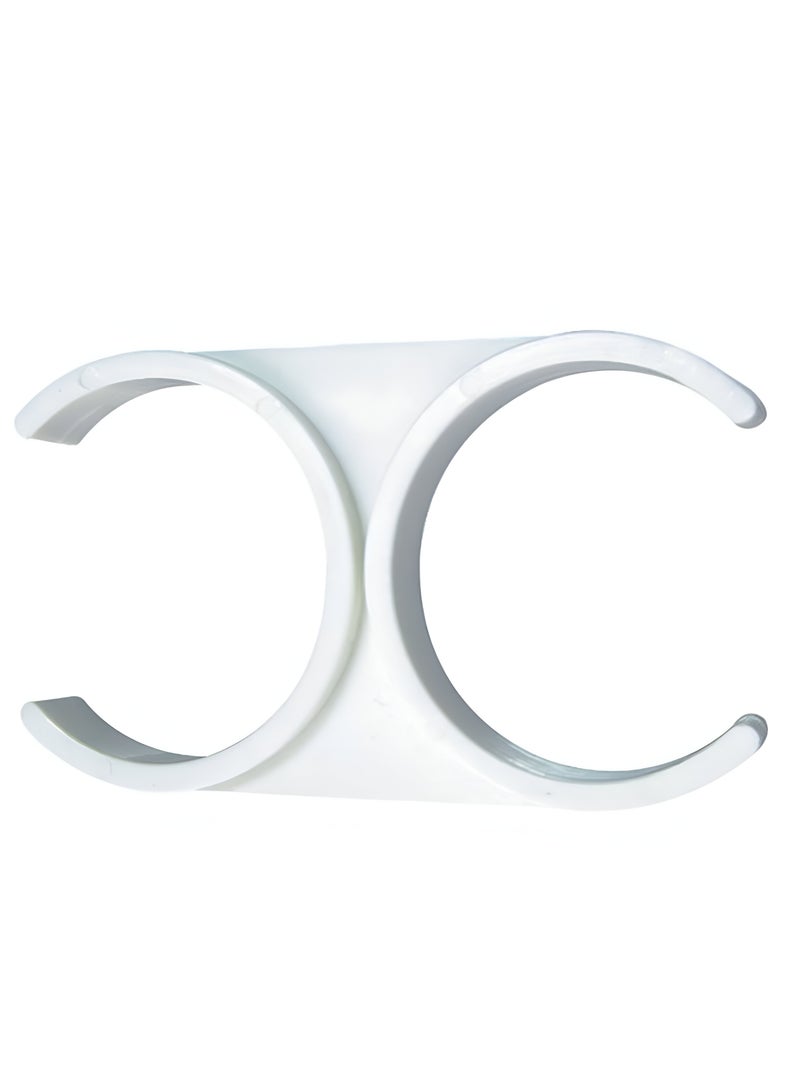 يوروماكس فلتر المياه المزدوج 10 بوصة قياسي من ايرو ماكس مع منافذ نحاسية BSP 3/4 بوصة مع فلترين (كربون، PP) - Image 5