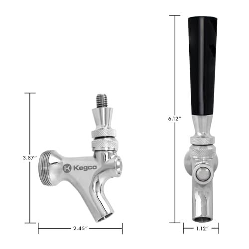 Kegco 494S-SFSL Beer Faucet, Standard, Stainless Steel - Image 3