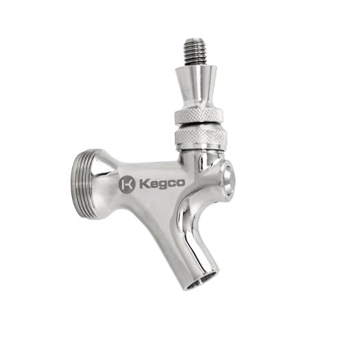 Kegco 494S-SFSL Beer Faucet, Standard, Stainless Steel - Image 1