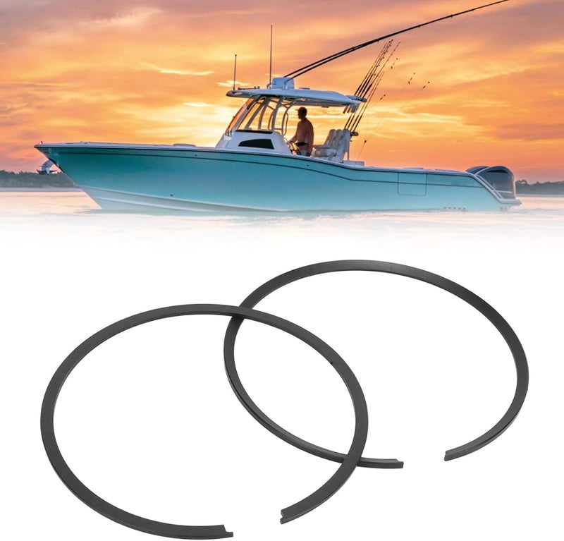 2PCS Outboard Piston Rings 394930, Boat Motor Piston Ring Set STD Bore, Replacement for Outboard 85 to 300 Engine, Wear Marine Piston Rings with Easy Installa - Image 3
