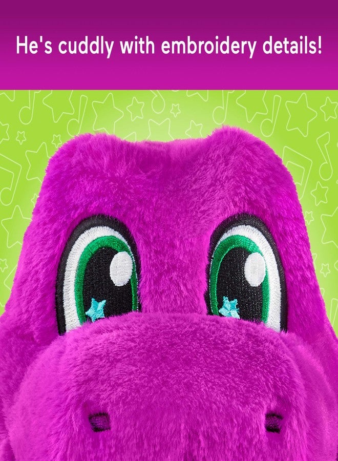 Barney ألعاب بارني وورلد للأطفال من فيشر-برايس، دمية قماشية طويلة، 10.5 بوصة مع أصوات، نسيج ناعم للعب، للأطفال من عمر 2 سنوات فما فوق - Image 4