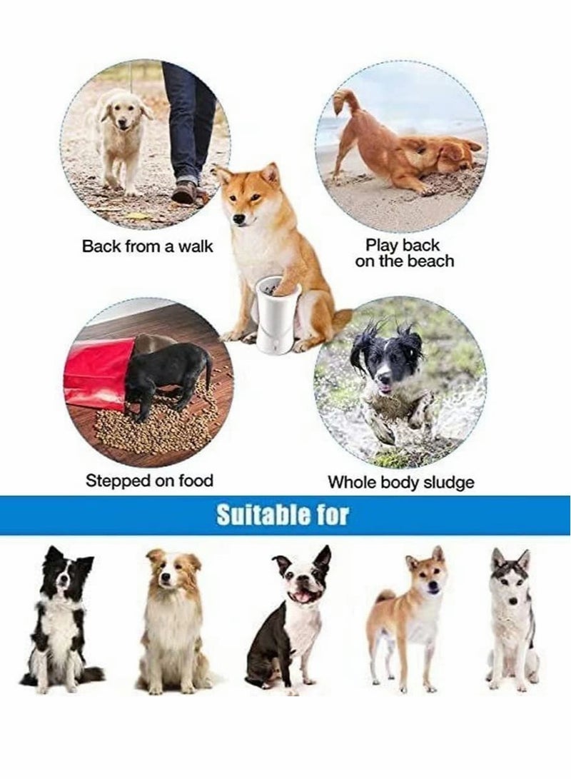 KASTWAVE Automatic Dog Paw Cleaner, Portable Automatic Dog Paw Washer with Silicone Bristles, USB Charging Dog Paw Washer Cup - Image 5