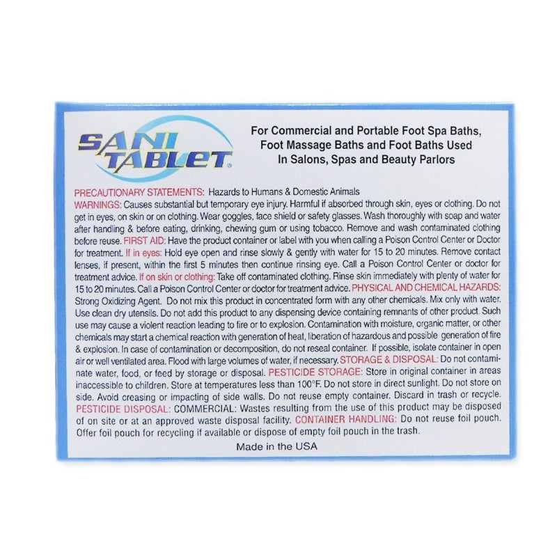 SaniCARE SANI CARE Sani-Tablet 100 Tablets (Model: SAN0100) - Image 2