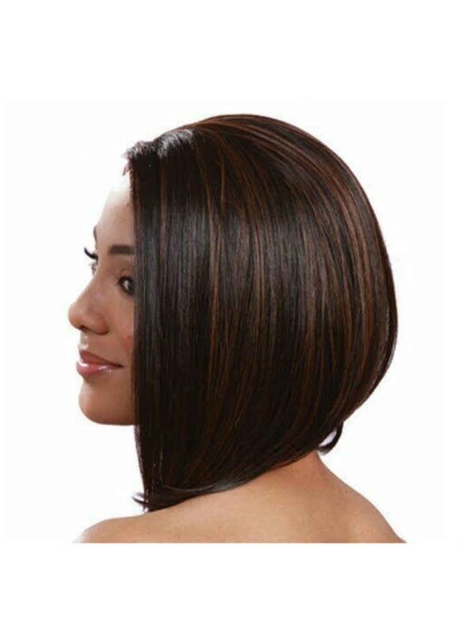 Fashionable Women's Short Face-Framing Bob Haircut  - Image 3