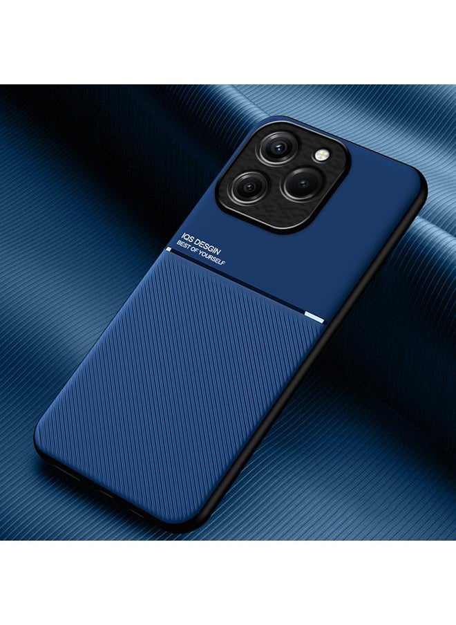 For Realme C63 4G Classic Tilt Strip Grain Magnetic PC Hybrid TPU Phone Case(Blue) - pzsku/Z5689798859BBCCF5942BZ/45/_/1739616702/00e325bc-de8a-434d-9808-ad8031f158f0