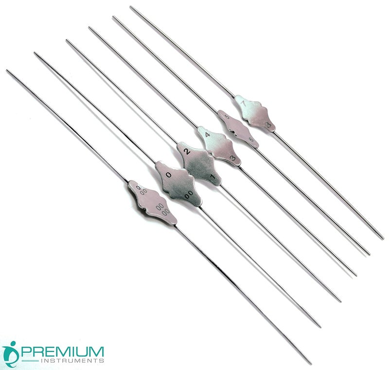 SUPERIOR INSTRUMENTS 6 Pcs Bowman Lacrimal Probe 6" Surgical Dental ENT 0000-000, 00-0, 1-2, 3-4, 5-6, 7-8 - Image 2