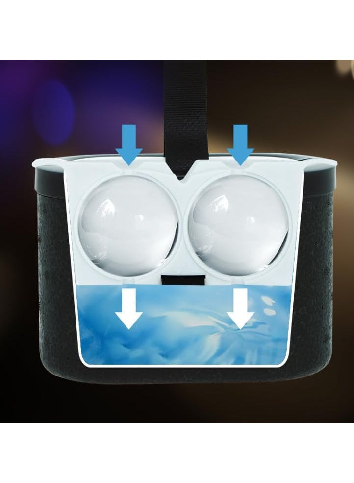 AUTOYSUR صينية مكعبات الثلج الكريستالية عالية الجودة لقالب مكعبات الثلج الويسكي، قالب مكعبات الثلج الشفاف الكبير مقاس 2 بوصة، متينة وموثوقة (دائرية) - Image 2