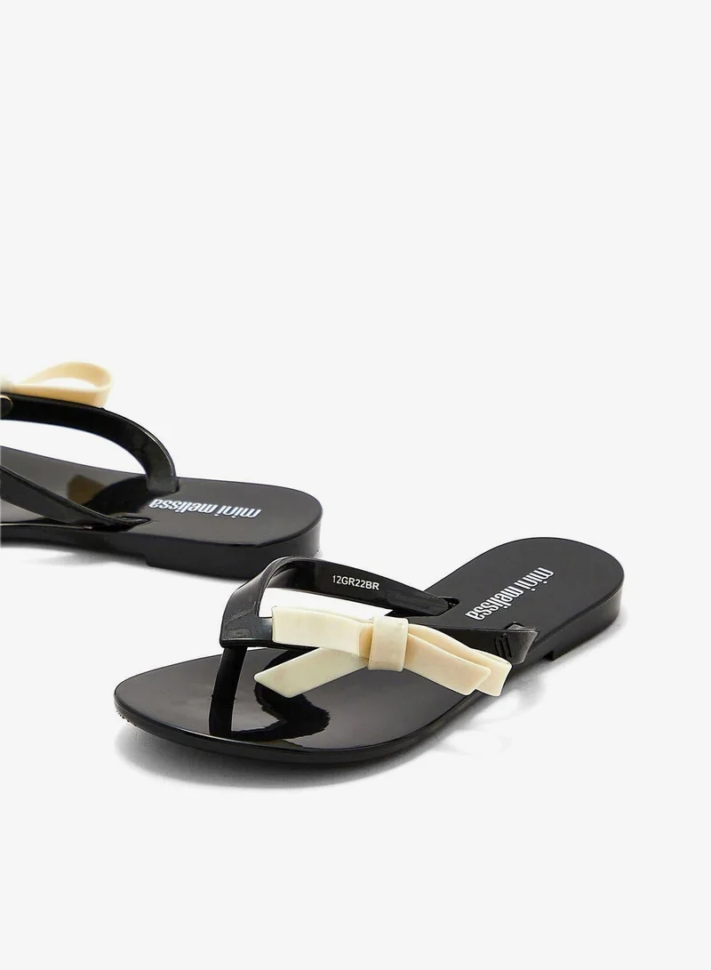 Mini Melissa Kids Harmonic Sweet Flip Flops