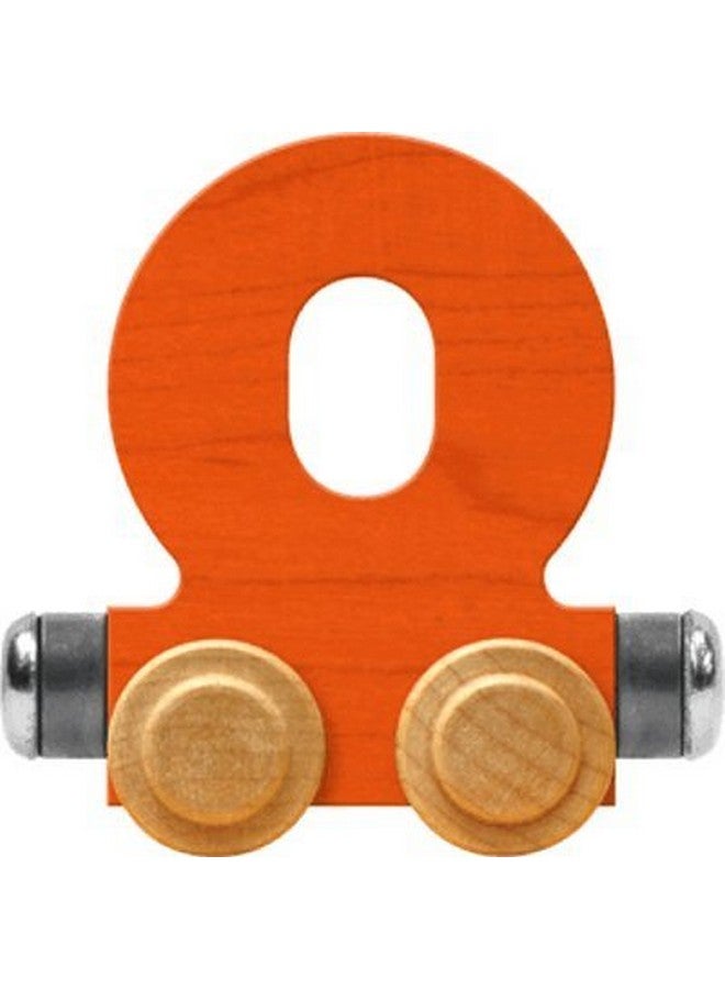 Maple Landmark Nametrains Bright Letter Car O Made In Usa (Orange) - Image 2
