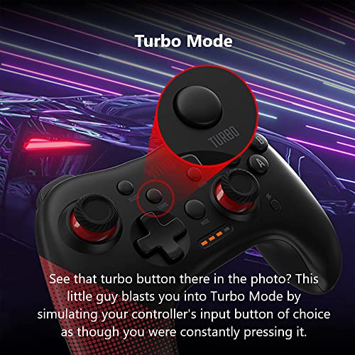 Acer Nitro Wired Gaming Controller - Featuring Joystick, Directional Pad, Turbo Button, Action Buttons and LED Indicator Lights - Compatible with Windows and Android Devices - Image 3