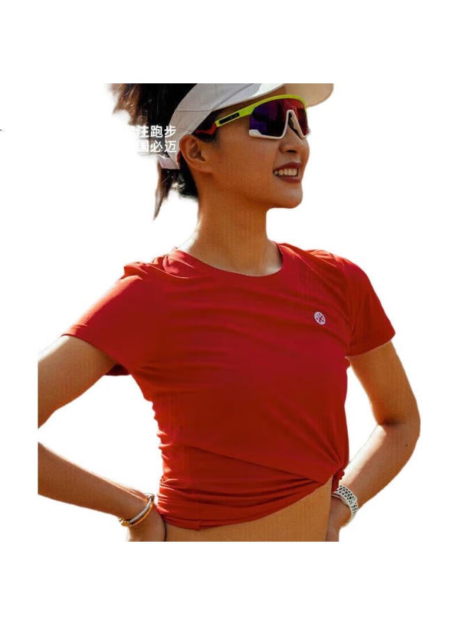 Running Fitness Training Short Sleeve Spring And Summer Commuting Jogging T-Shirt Men'S Breathable Anti-Friction Quick-Drying Top Men