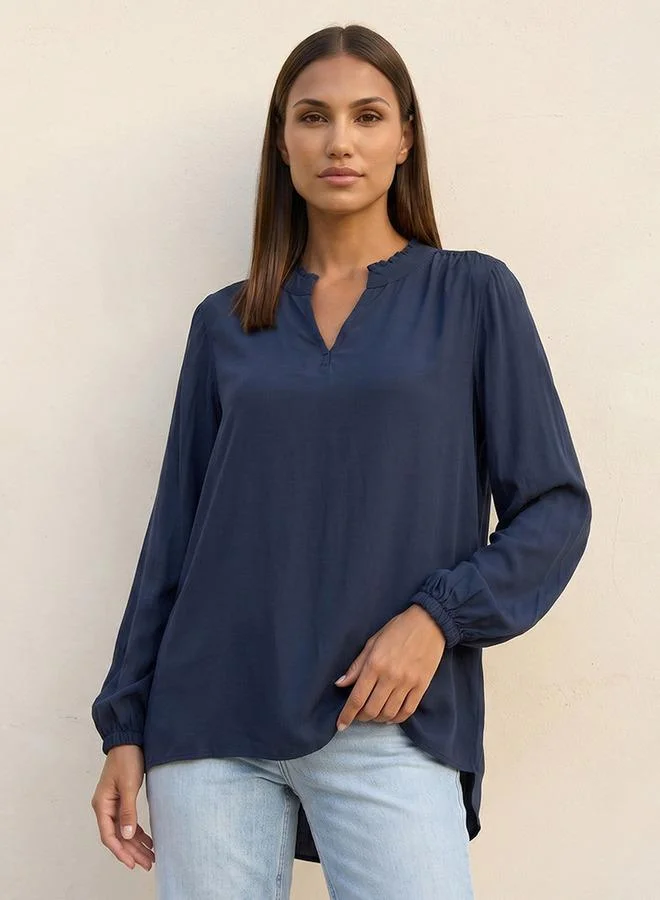 Splash FAV Basic Viscose Top High-Low Hem