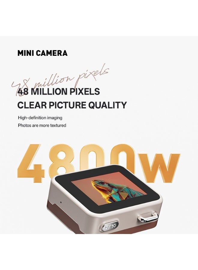 Retro Mini Digital Camera for Students, HD Photo & Video Recording - Image 3