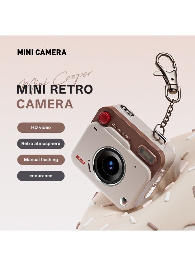 Retro Mini Digital Camera for Students, HD Photo & Video Recording - Image 1