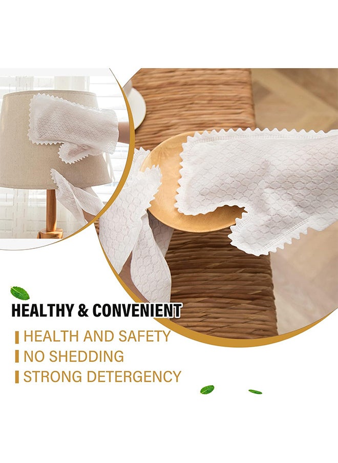 Depend 20PCS Microfiber Dusting Cloths Gloves, Dust Wipes, Feather Dusters, Grabs And Locks In Dust, Pet Hair Cleaning Possible Dual-Sided Disposable Dusting Gloves  - Image 2