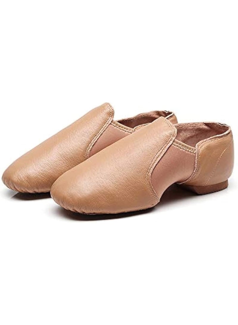 أحذية رقص قماشية مرنة أحذية جاز أحذية تدريب للأطفال أحذية تدريب رقص لاتيني للكبار أحذية باليه أحذية مشجعات/بني، 38