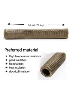 KASTWAVE Titanium Spark Plug Wire Boots Thermal Protection Insulator Sleeve, 2500 Degree Heat shield Cover Wrap 6 inch for Car Truck Fit for SBC/BBC/350/454 (8PCS)  - Image 3