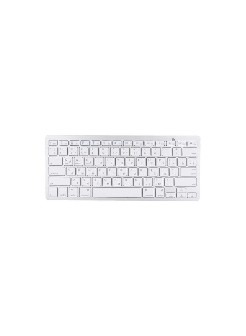 GGOOT Wireless Russian Keyboard, Multi-Functional 78-key Ultra-Thin Russian Bluetooth Tablet Keyboard for OS X Mac/for Windows/for Android  - Image 1