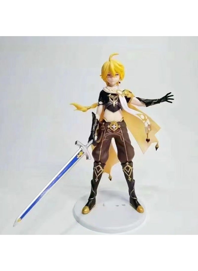 Wholesale Walnut Keli Ganyu Sent Meng Linghua Lightning General Hand-held Secondary Swimming Doll Ornaments Scene Model 