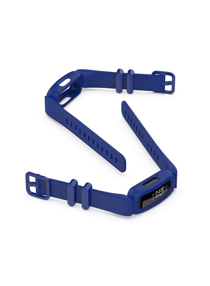 Captaintech 3-Pack Durable Silicone Replacement Bands for Fitbit Ace Kids – Navy, Gray & Black Adjustable Straps  - Image 2