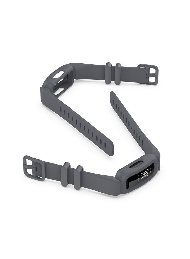 Captaintech 3-Pack Durable Silicone Replacement Bands for Fitbit Ace Kids – Navy, Gray & Black Adjustable Straps  - Image 3
