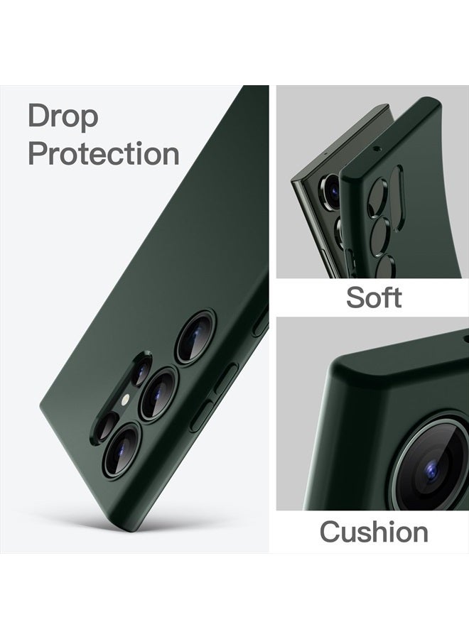 Jetech Slim Fit Case for Samsung Galaxy S23 Ultra 5G 6.8-Inch, Soft TPU Thin Protective Phone Cover with Matte Finish, Shockproof (Midnight Green) - Image 3