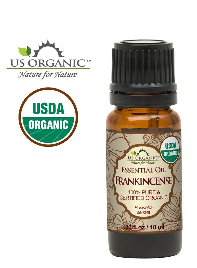 US Organic 100% Pure Frankincense Essential Oil, Usda Certified Organic, Steam Distilled, Boswellia Serrata, Sourced From India, Topically Or In Diffuser, Perfect For Aging Skin, All Skin Type (10 Ml) - Image 3