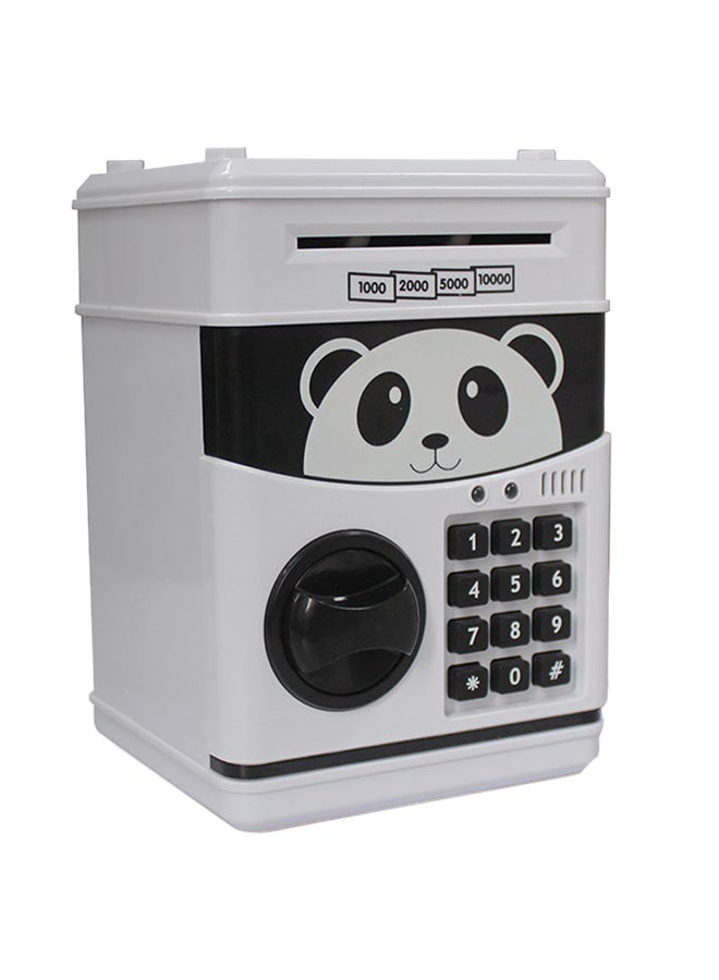 إسكدنيا حصالة إلكترونية مربعة عليها شكل تيدي بير