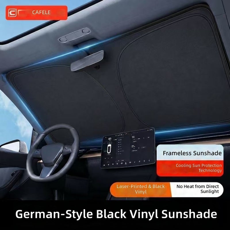 Cafele Laser Sunshade for Car Windshield - UV Protection & Heat Insulation - Image 4