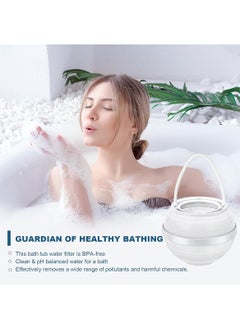 Sharpdo Bath Ball Filter - 8 Stages Bath Filter- Removes Hundreds of Contaminants, BPA Free, Purify Your Bathwater for Healthier Skin and Hair  - Image 4