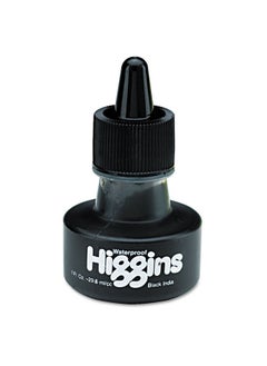 HigginS Waterproof Black India Ink 1 Oz.  - Image 1