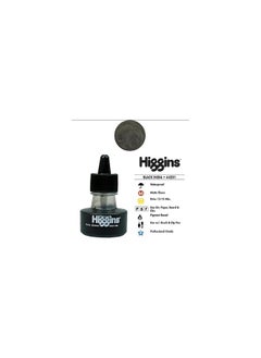 HigginS Waterproof Black India Ink 1 Oz.  - Image 2