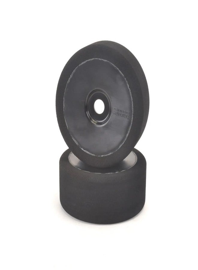 Contact GT8/Rally 1/8 On Road Foam GT Tires 40 Shore Black Rims CONJB40B Y - Image 1