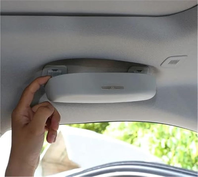 Wivplex Car Sunglasses Holder - Beige - Image 3